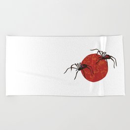 Spiders from Mars Beach Towel