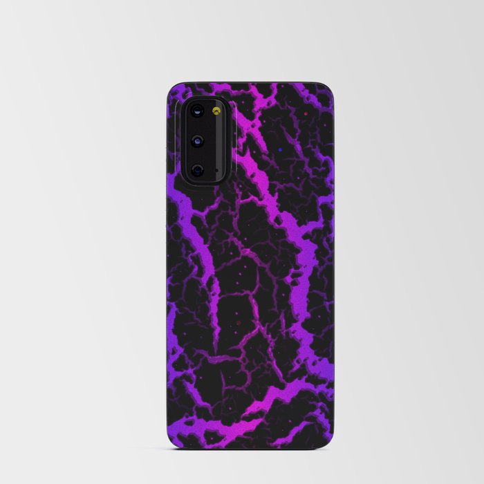 Cracked Space Lava - Blue/Pink Android Card Case