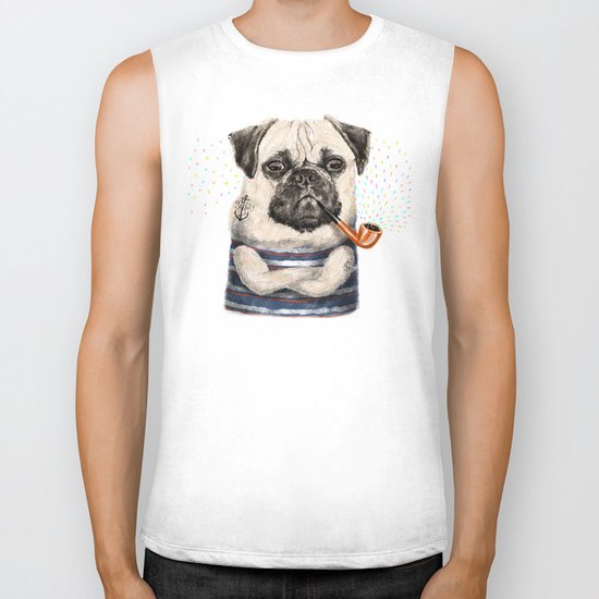 Mr.Pug Biker Tank