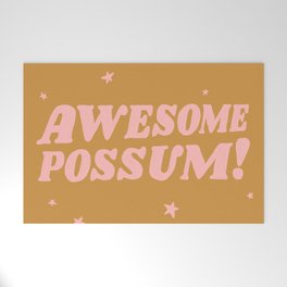 awesome possum Welcome Mat