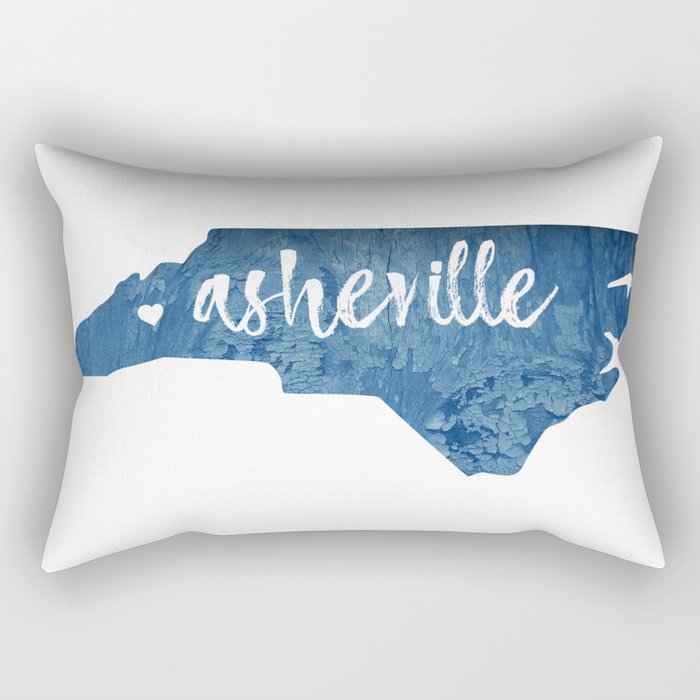 Asheville North Carolina Rectangular Pillow