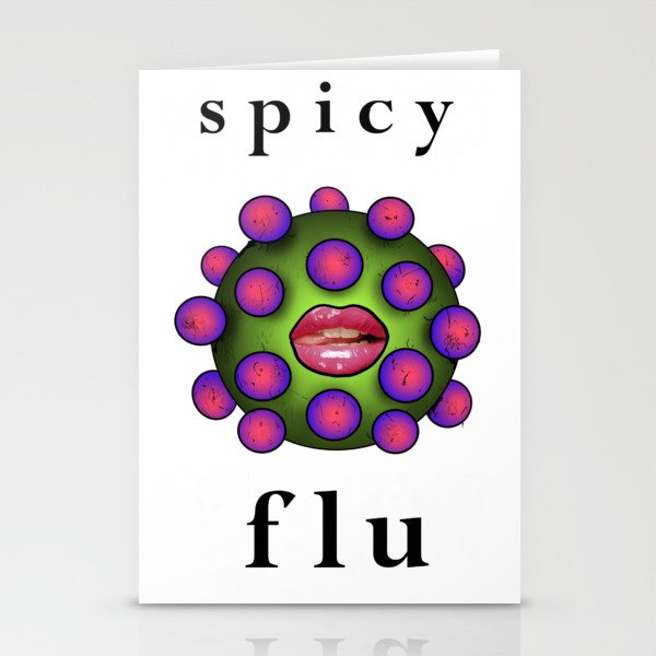 Spicy Flu Stationery Cards