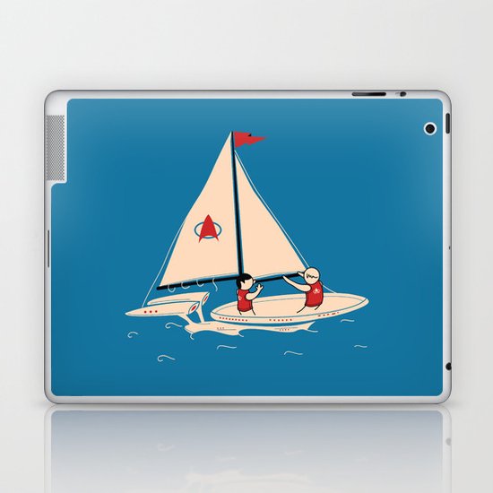 Sailing Towards Future Unknowns Laptop & iPad Skin