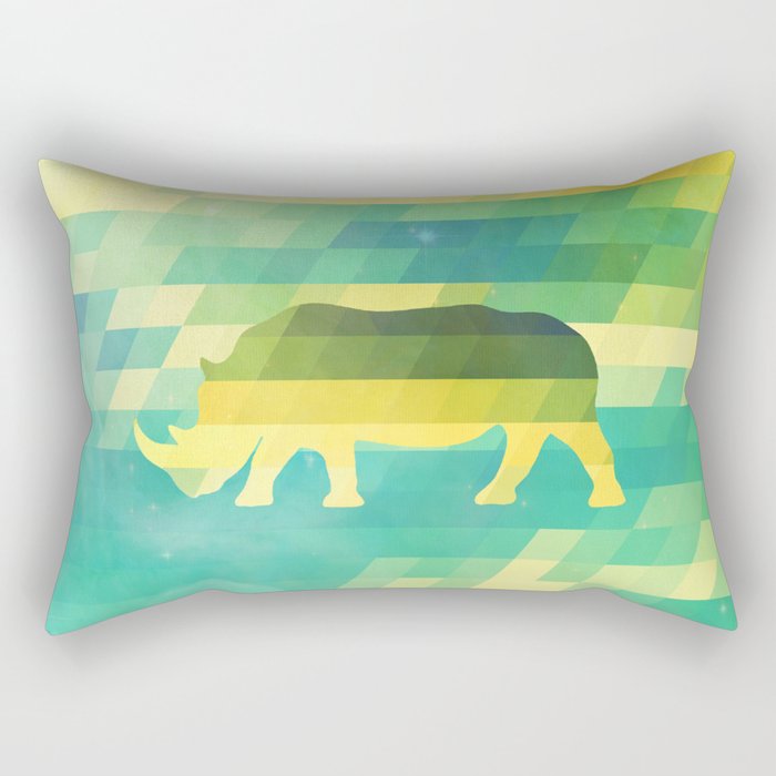 Orion Rhino Rectangular Pillow