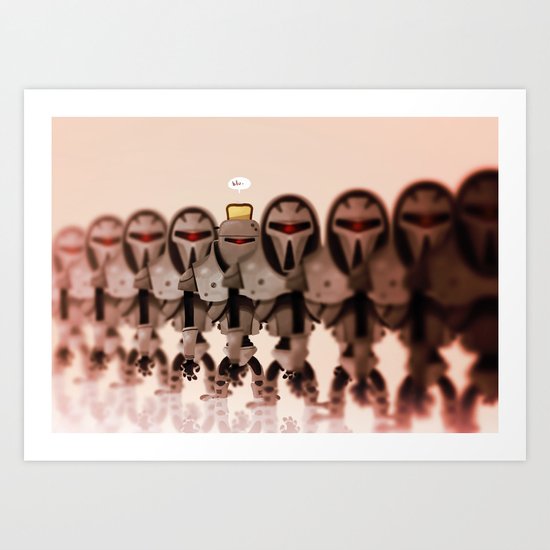Frakkin' Toasters Art Print