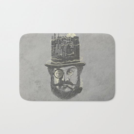 Old man hatten Bath Mat