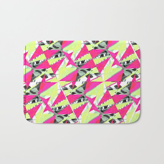 Colorful Triangles. Bath Mat