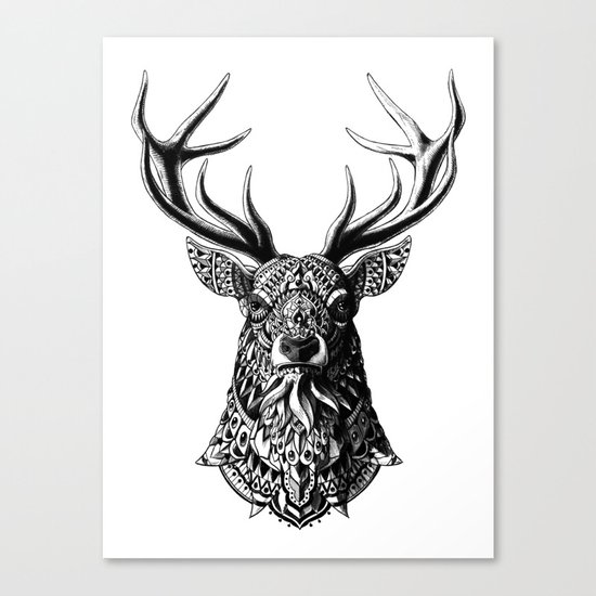 Ornate Buck Canvas Print