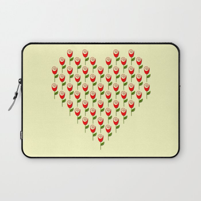 Heart in Bloom Laptop Sleeve