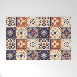 Mexican Saltillo Tiles Welcome Mat