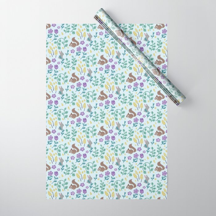 Green Meadow Wrapping Paper