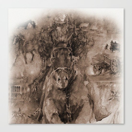 The first victory Canvas Print