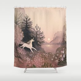 Blooming Forest Shower Curtain