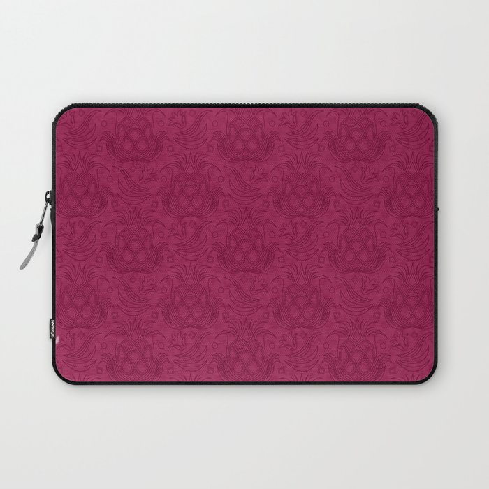 Pineapple Deco // Raspberry Swirl Laptop Sleeve