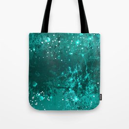 Emerald Glitter Background Tote Bag