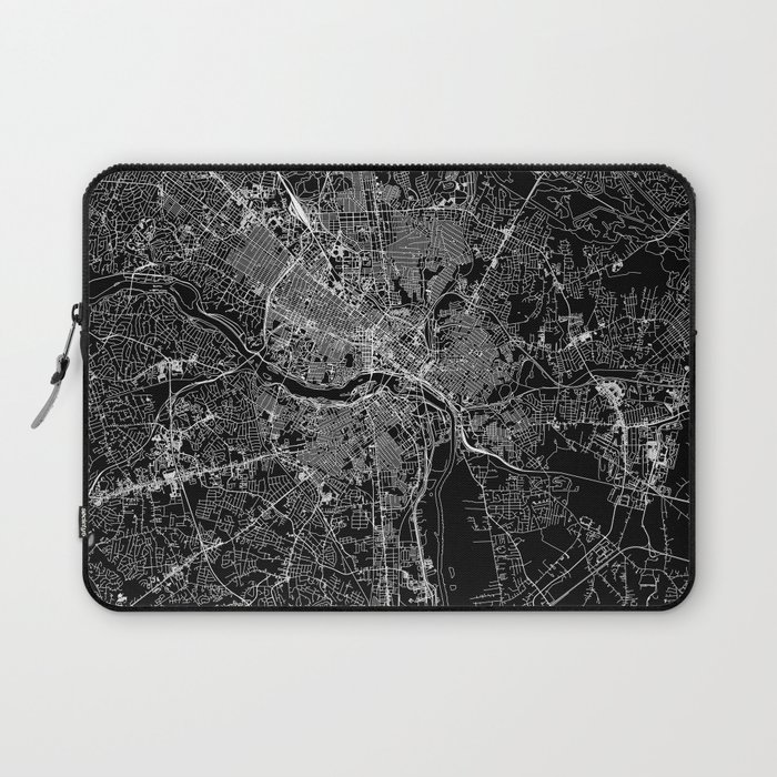 Richmond Black Map Laptop Sleeve