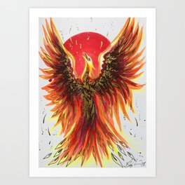 Phoenix Rising Art Print