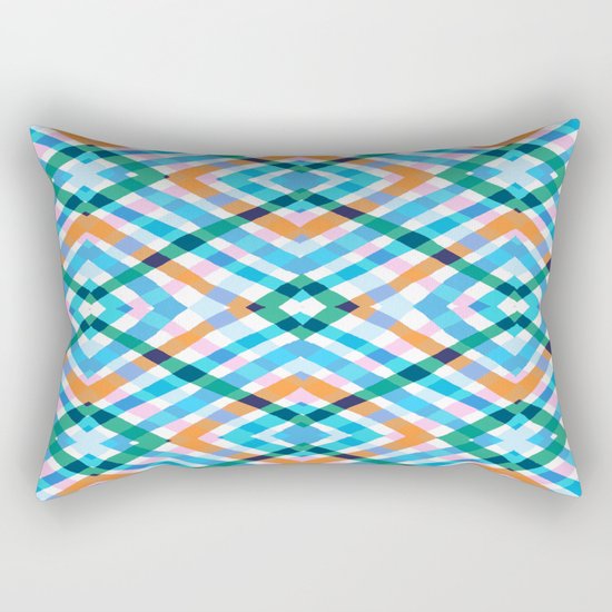 The rustic link based on tenun ikat Rectangular Pillow