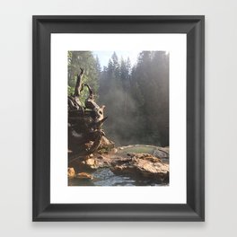 Umpqua Hot Springs Framed Art Print