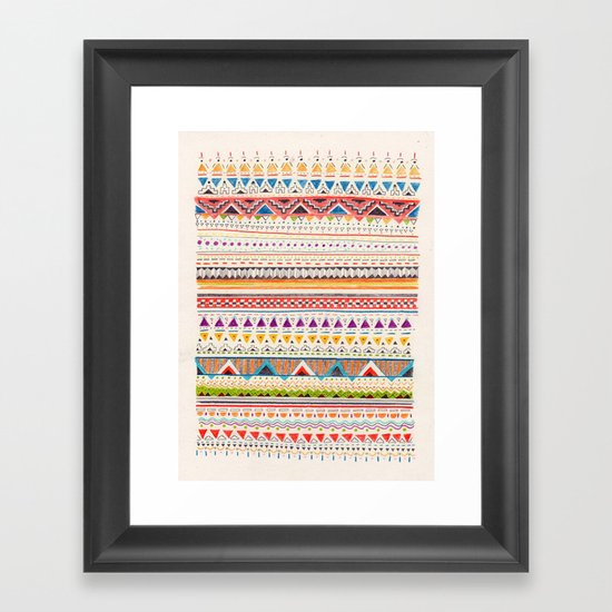 Pattern Framed Art Print