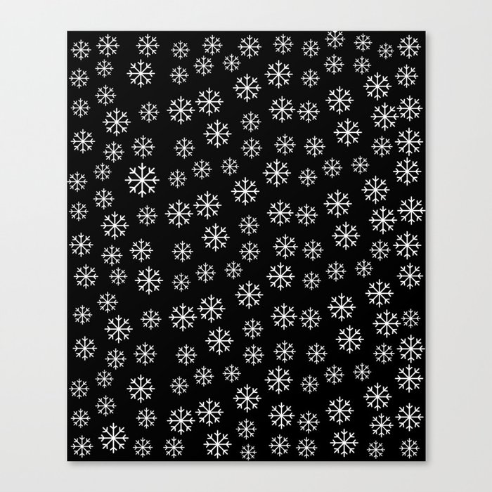 winter snow for winter lovers Canvas Print
