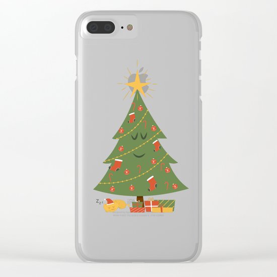 The Tree and the Cat Clear iPhone Case