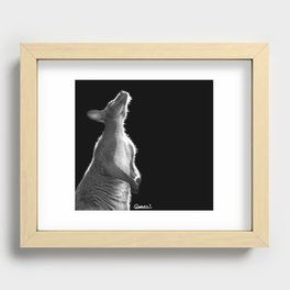 Wallaby Recessed Framed Print