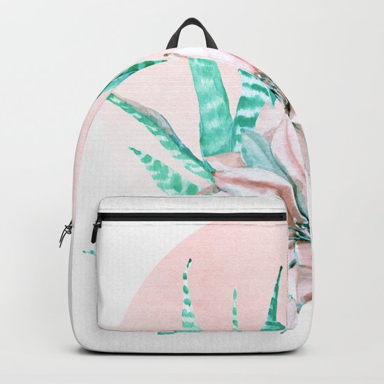 Desert Cactus Succulent Backpack