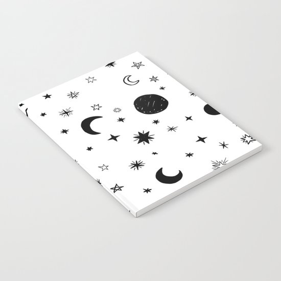 Moons & stars Notebook