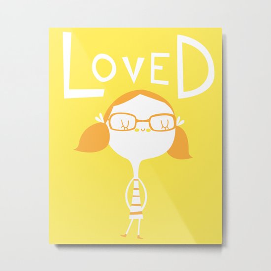 LOVED Metal Print