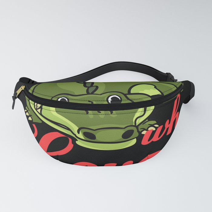 Crocodile Alligator Reptile Africa Animal Head Fanny Pack