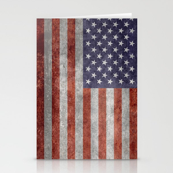 Flag of the United States of America - Vintage Retro Distressed Textured version Stationery Cards