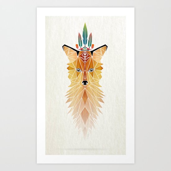 fox spirit Art Print