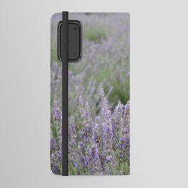 Focus On The Foreground Lavender Field Photography Android Wallet Case