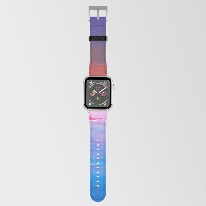 Colorful Sunset Landscape Painting Apple Watch Band