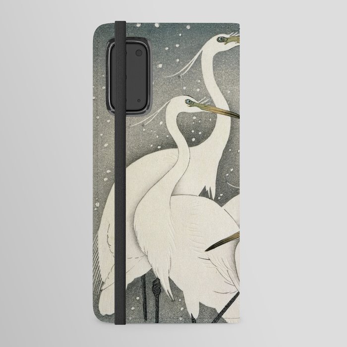 Group of Egrets, 1925-1936 by Ohara Koson Android Wallet Case
