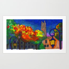 The Academic Quad Art Print