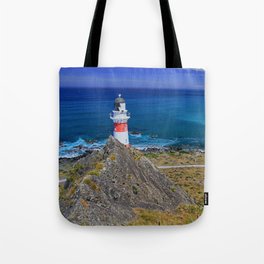 New Zealand Photography - Cape Palliser By The Blue Ocean Tote Bag