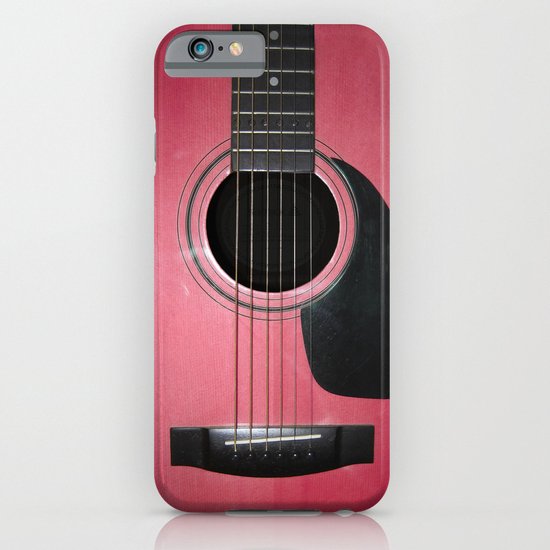 Pink Guitar iPhone & iPod Case