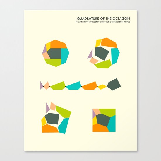 QUADRATURE OF THE OCTAGON Canvas Print