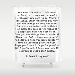 Inspirational Quotes Shower Curtains Society6