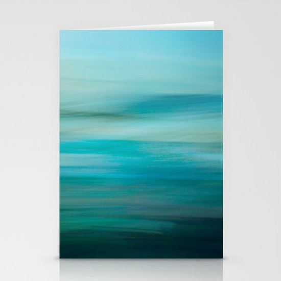 Greenish Blue Sea Stationery Cards