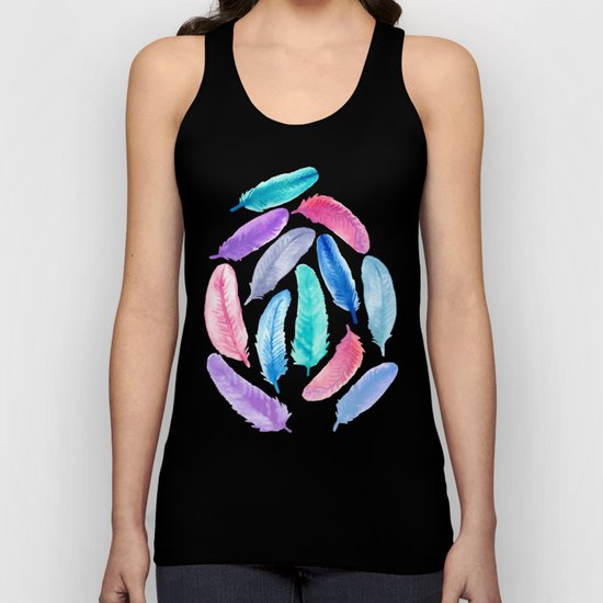 Falling Feathers Unisex Tank Top