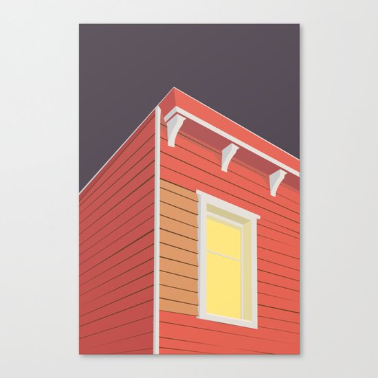 RØDE HUS Canvas Print
