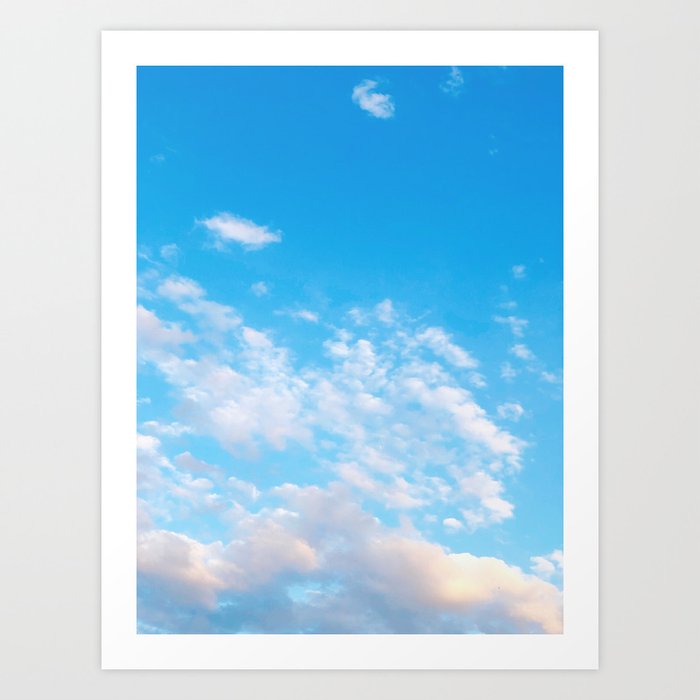 Blue Sky Art Print