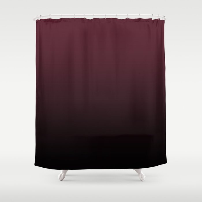 Burgundy Wine Ombre Gradient Shower Curtain By Vintageappeal623 Society6