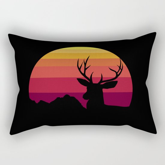 wild sunset Rectangular Pillow