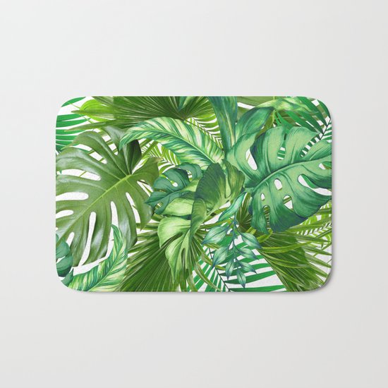 green tropic Bath Mat
