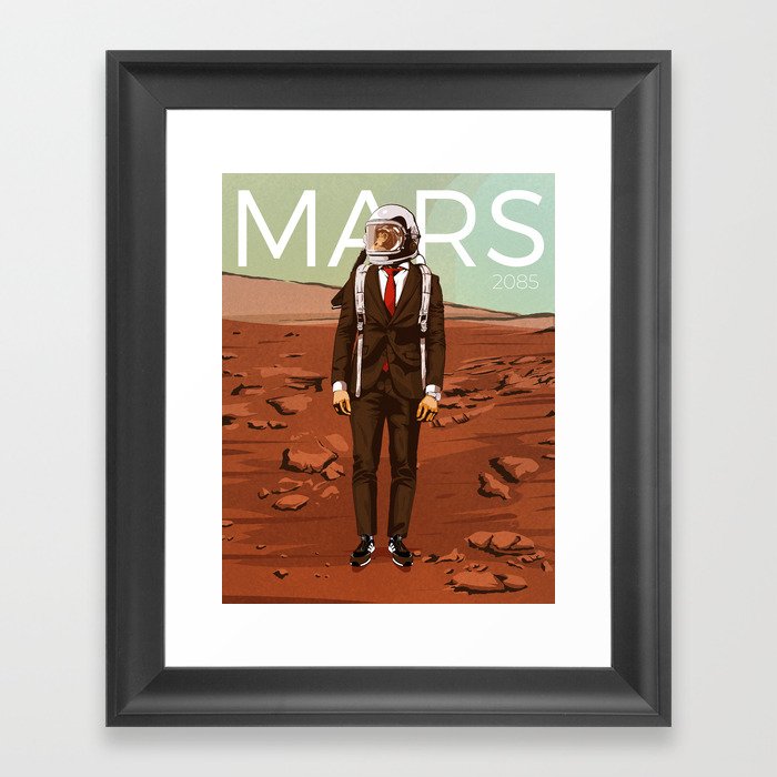Mars 2085 Framed Art Print