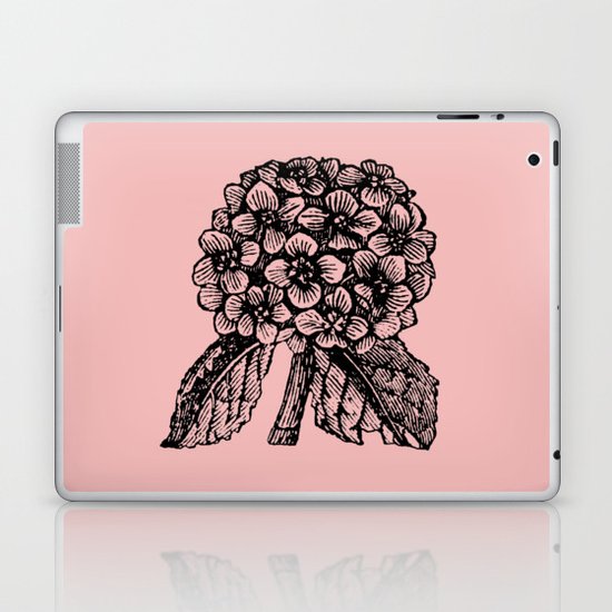 Pink Hydrangea Laptop & iPad Skin